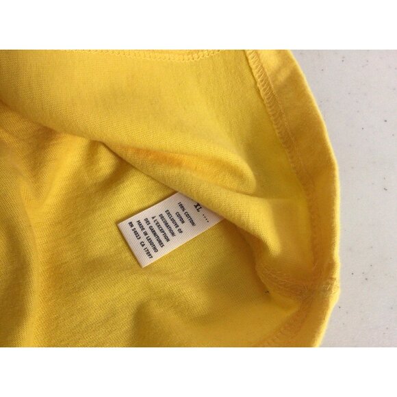 Old Navy Yellow T Shirt Long Sleeve Top Mens XL New - Picture 5 of 6